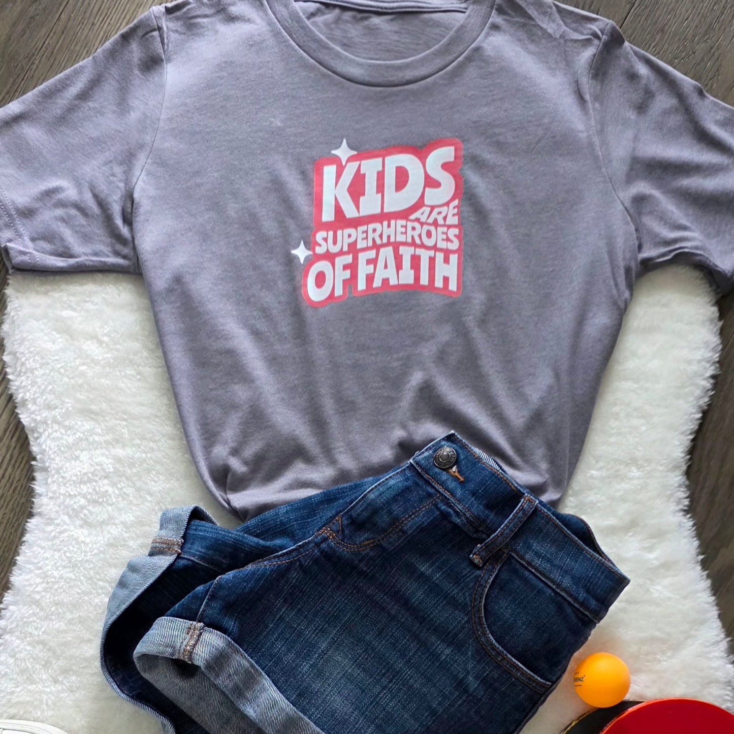 Kids are Superheroes of Faith Youth Shirt