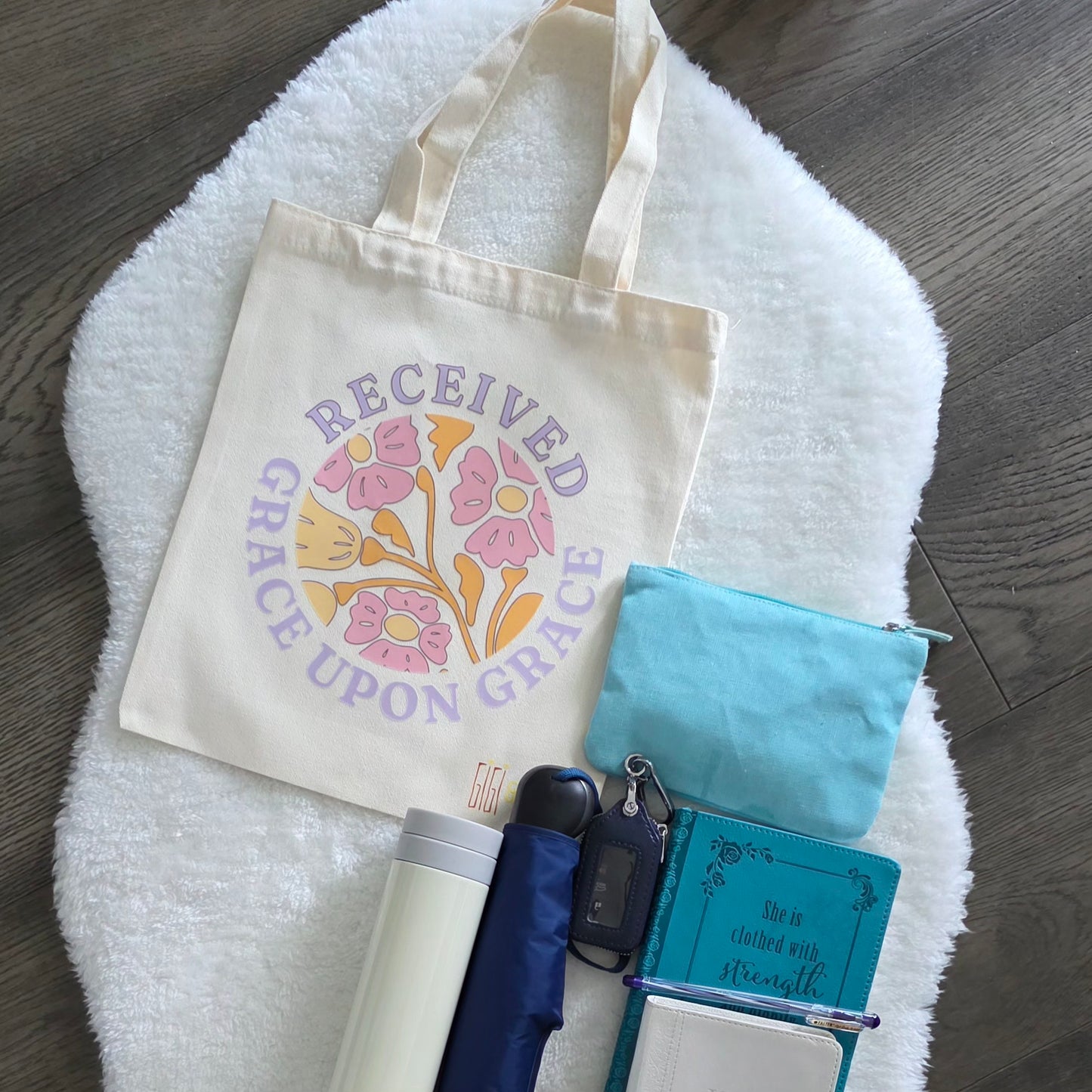 Small Canvas Tote - Received - Grace upon Grace