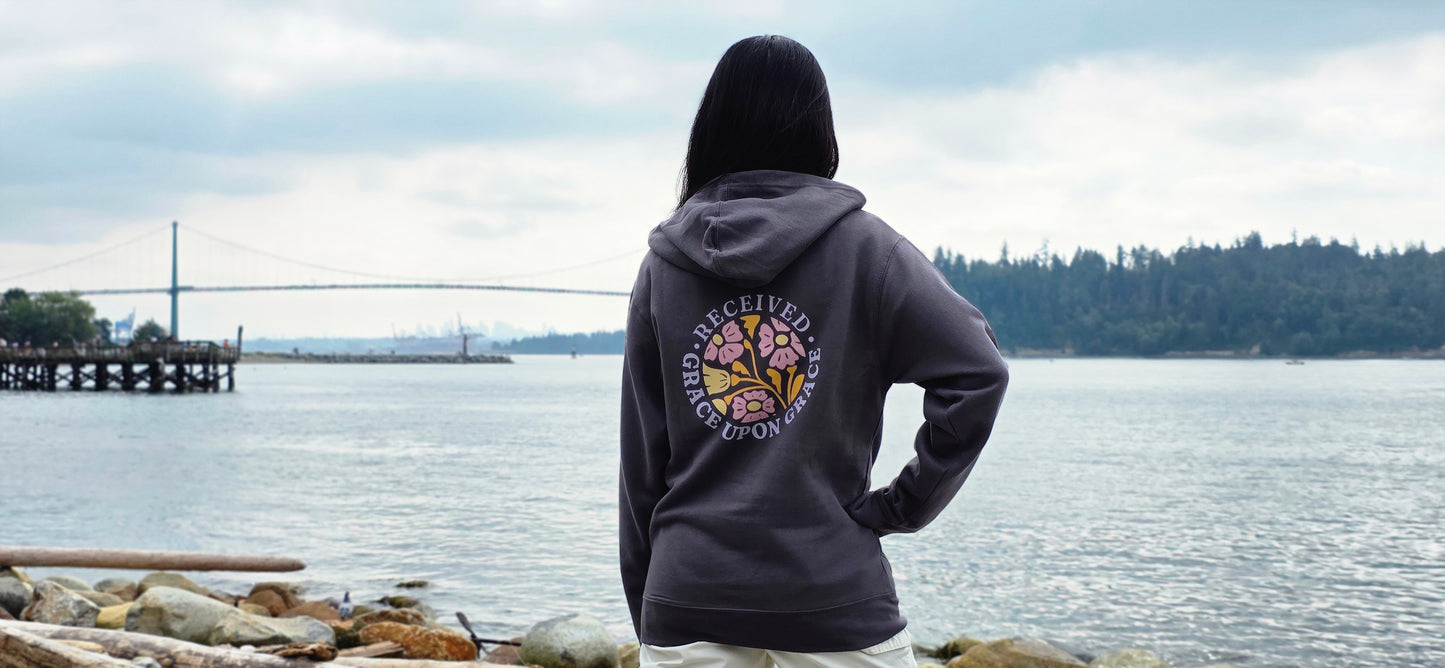 Received - Grace Upon Grace Adult Midweight Hooded Sweatshirt