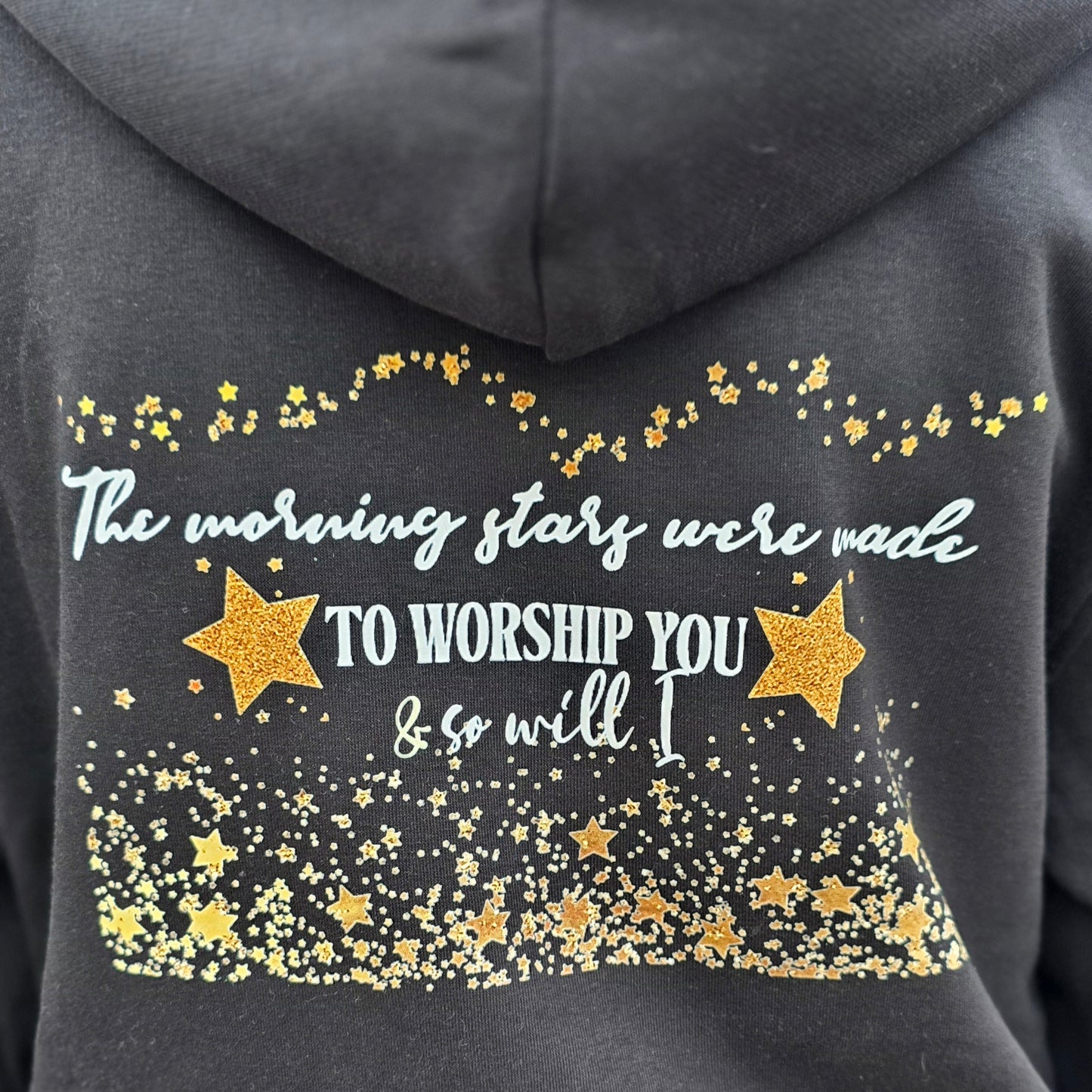 The Morning Stars Were Made to Worship You Full-Zip Adult Hoodie