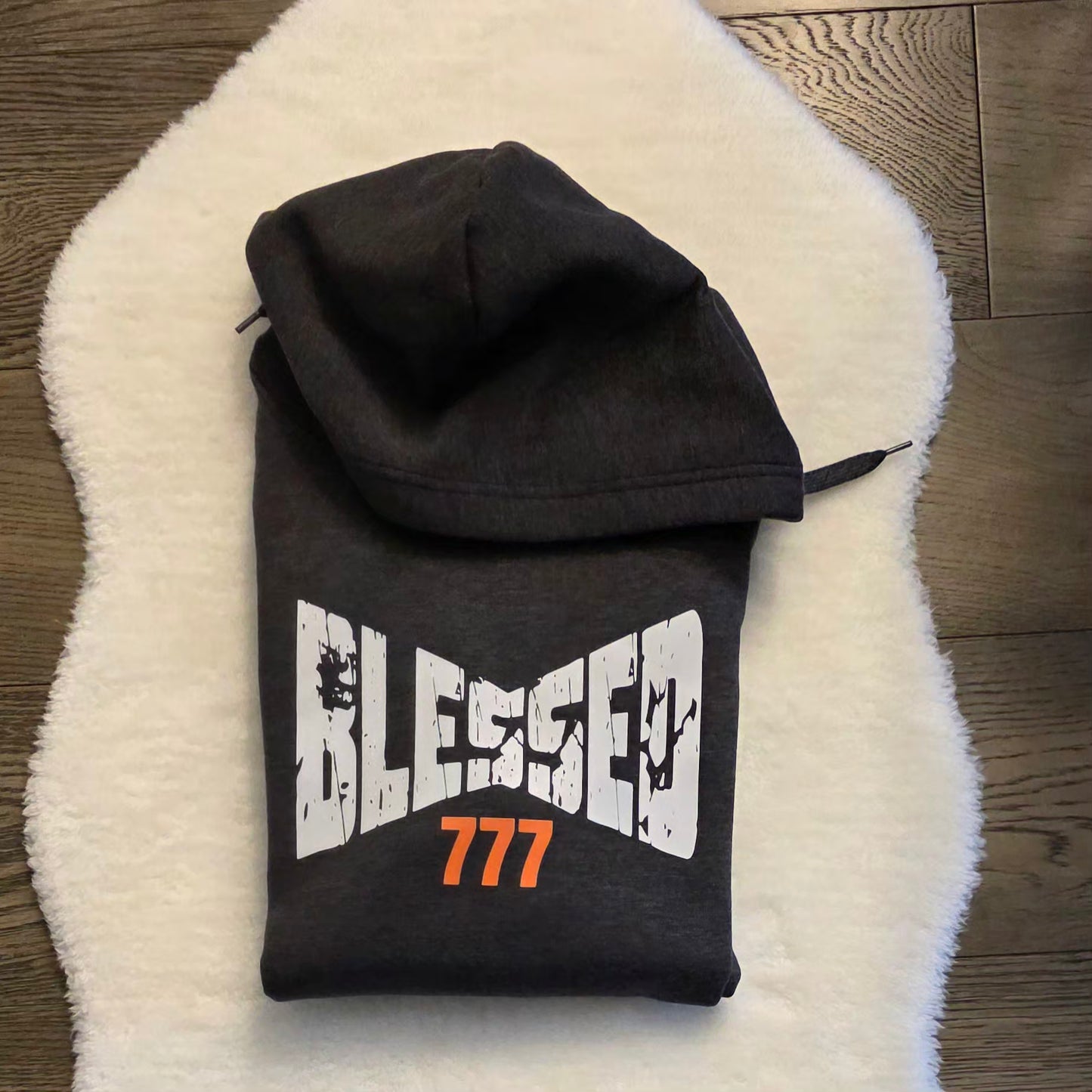 Blessed 777 Adult Hooded Sweatshirt