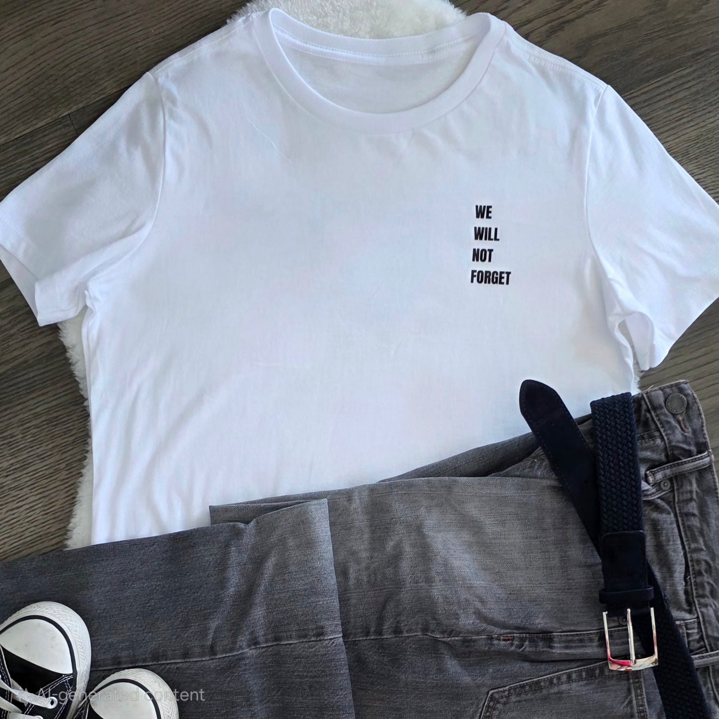 Charlie Kirk Bible Quote - We Will Not Forget - Unisex T-shirt