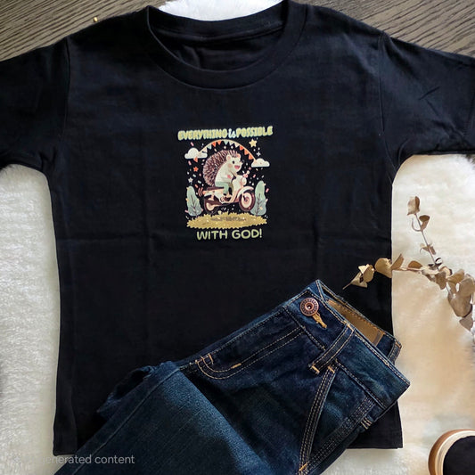 Everything is Possible with God Toddler Shirt