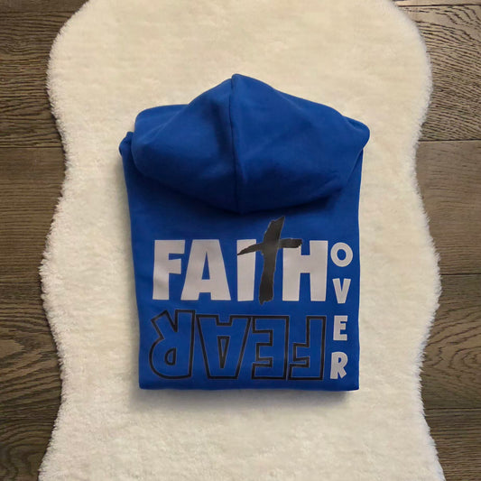 Faith Over Fear Unisex Adult Hooded Sweatshirt
