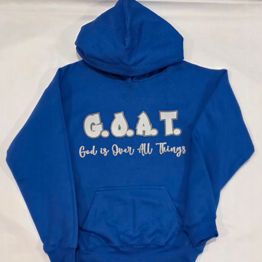 G.O.A.T - God is Over All Things Youth Hoodie