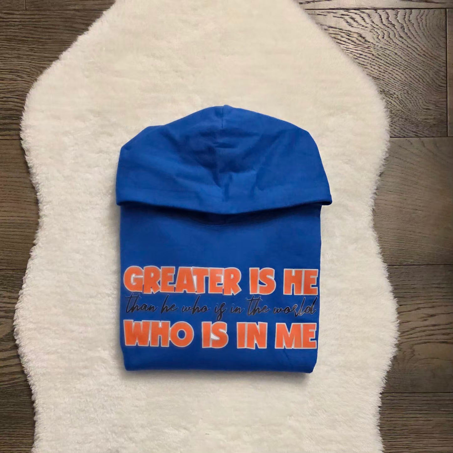 Greater Is He That is in Me Than he Who is in the World Youth Hoodie