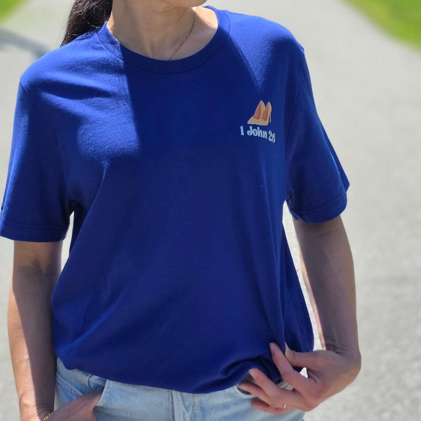 I'll Walk where He Walked Women T-shirt