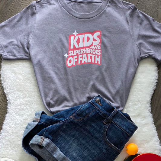 Kids are Superheroes of Faith Youth Shirt