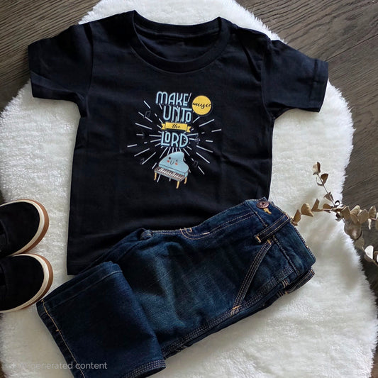 Make Music Unto The Lord Toddler Shirt