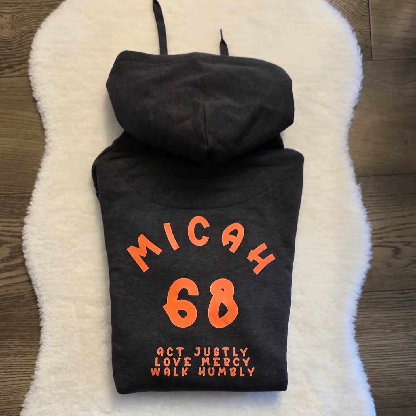 Micah 6:8 Adult Hooded Sweatshirt