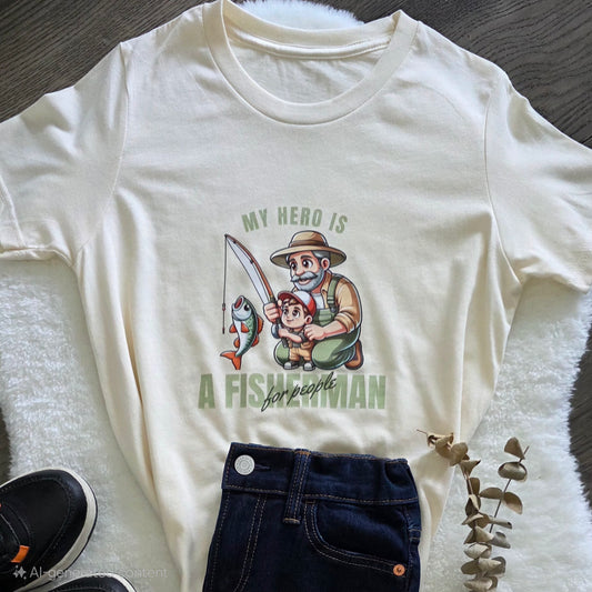 My Hero is A Fisherman for People Youth Shirt